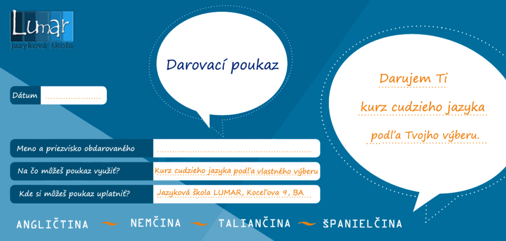 Darovací poukaz Lumar